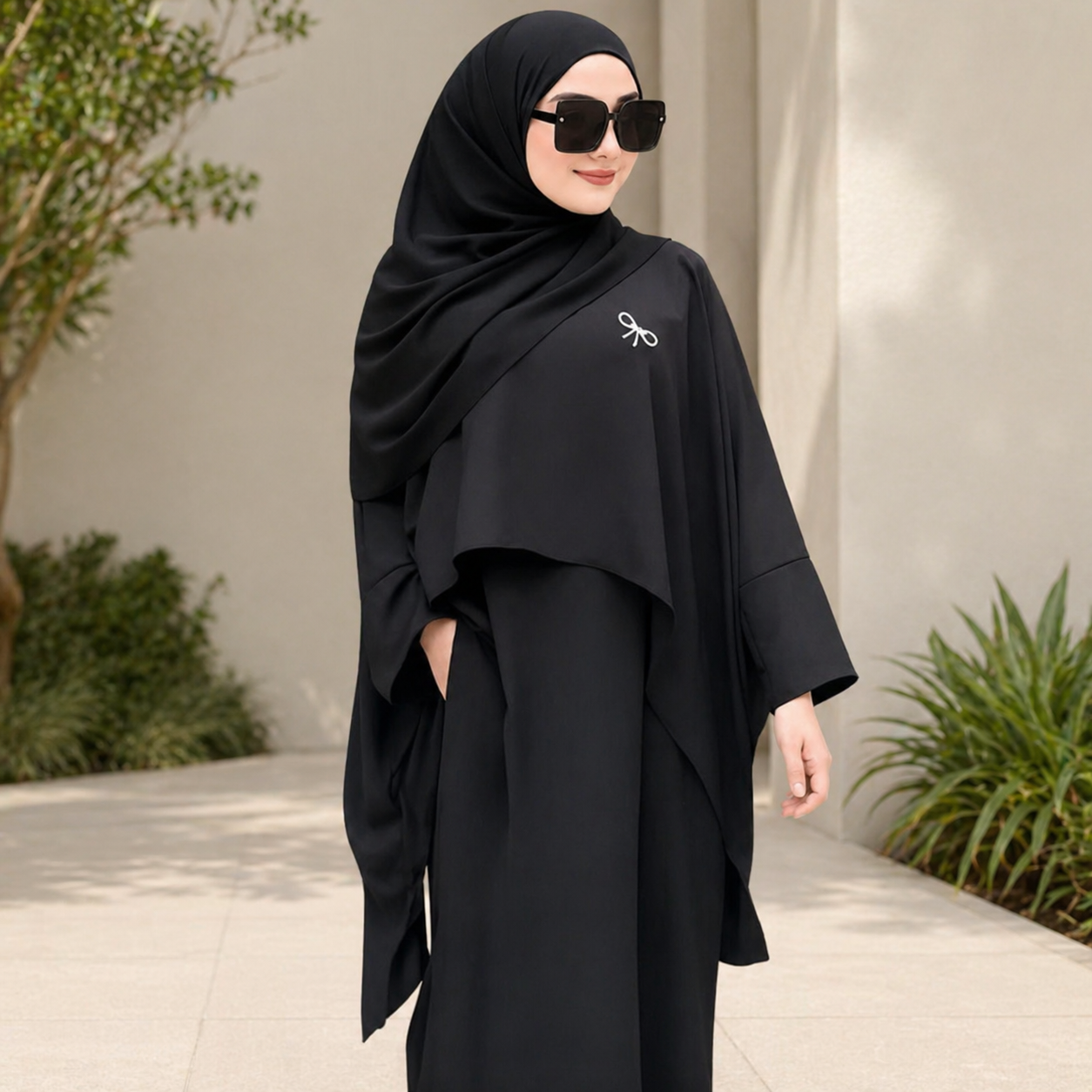 Amara Flow Abaya – Premium Italian Cotton, Cooling & Effortlessly Elegant