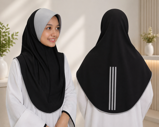 Sport Hijab – Lightweight, Breathable & Sweat-Absorbing for Active Women