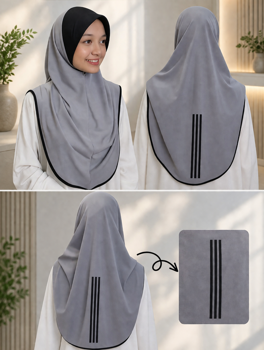 Sport Hijab – Lightweight, Breathable & Sweat-Absorbing for Active Women